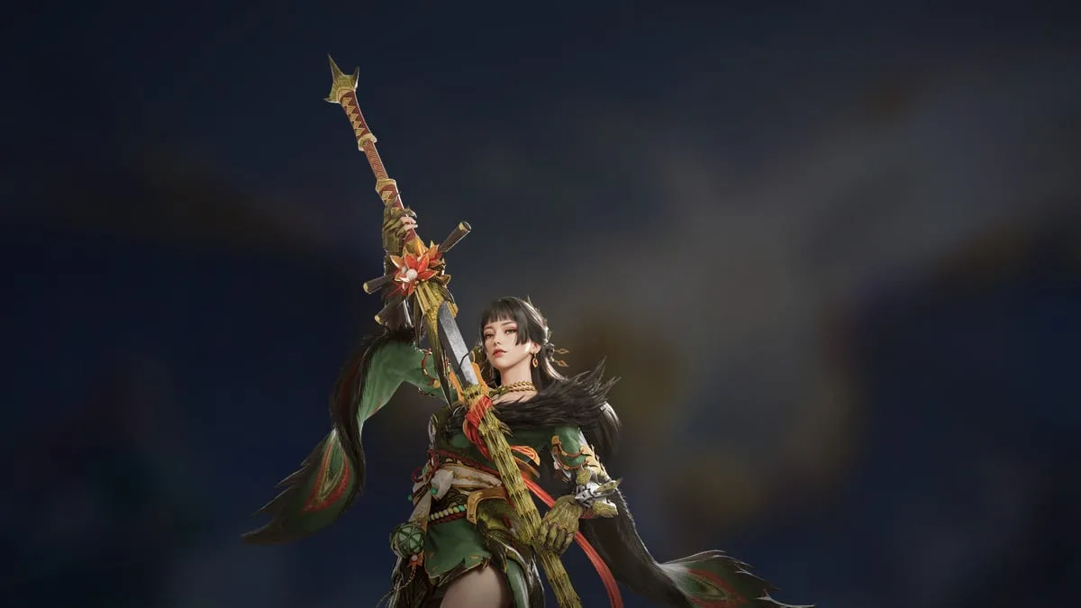 Midori in Monster Hunter Outlanders: Weapon, Class and Skills