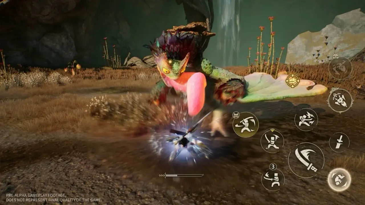 Perfect Evade in Monster Hunter Outlanders